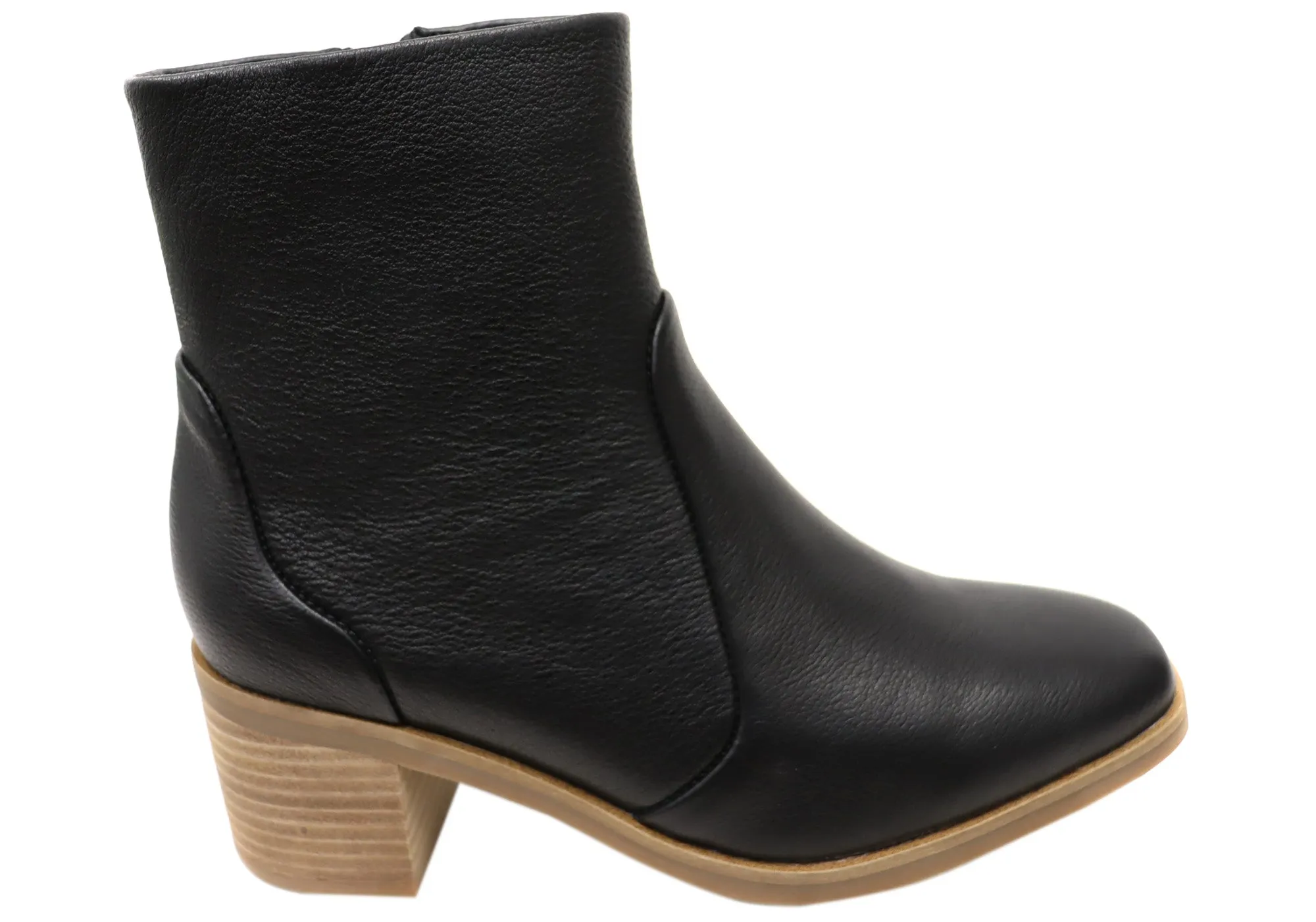Hush Puppies Superb Damen Leder Bequeme Mittelhohe Stiefeletten Hush Puppies Schuhe