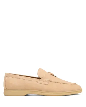 Jamie Beige Wildleder