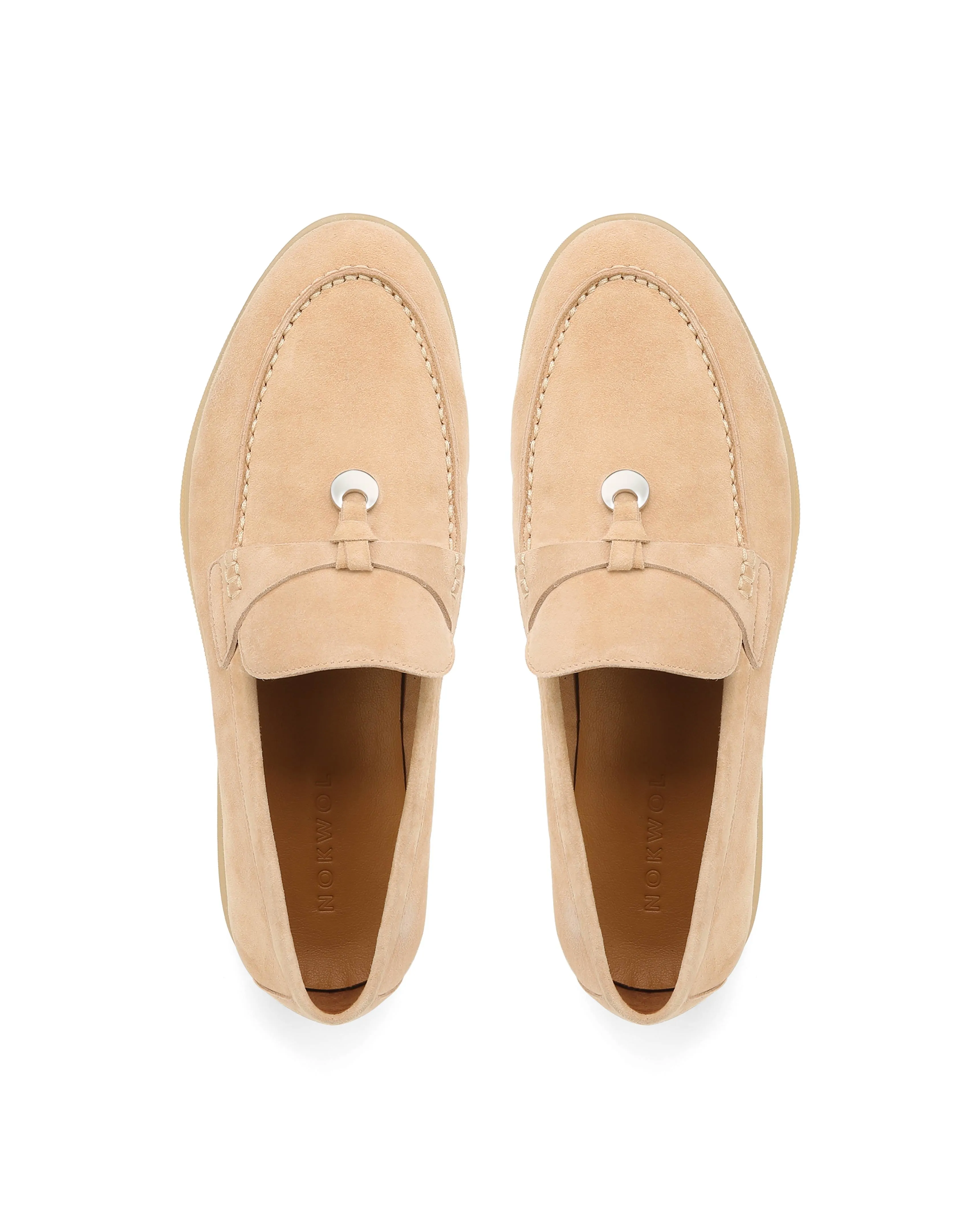 Jamie Beige Wildleder