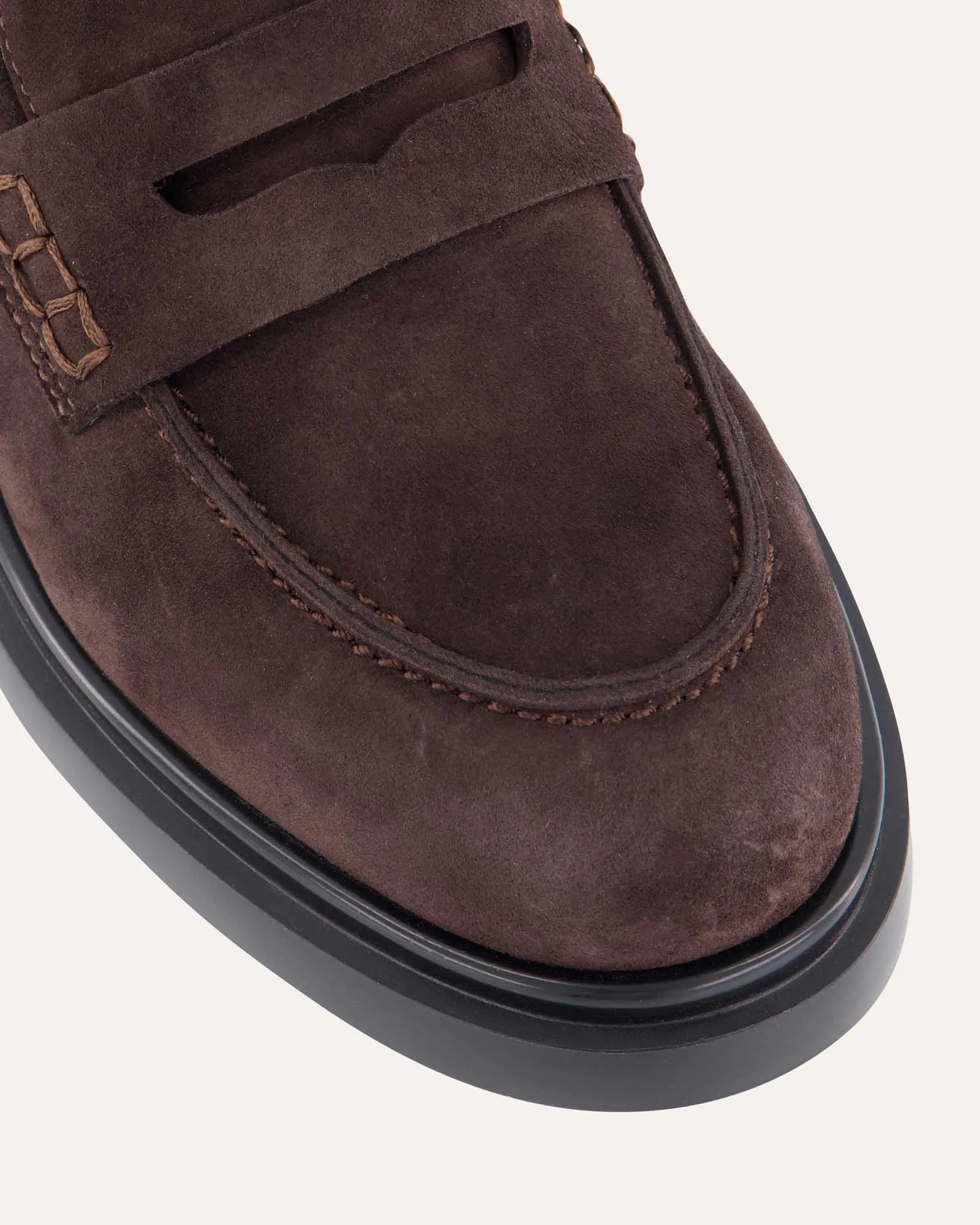JARVIS Loafer Bitterschokolade Wildleder