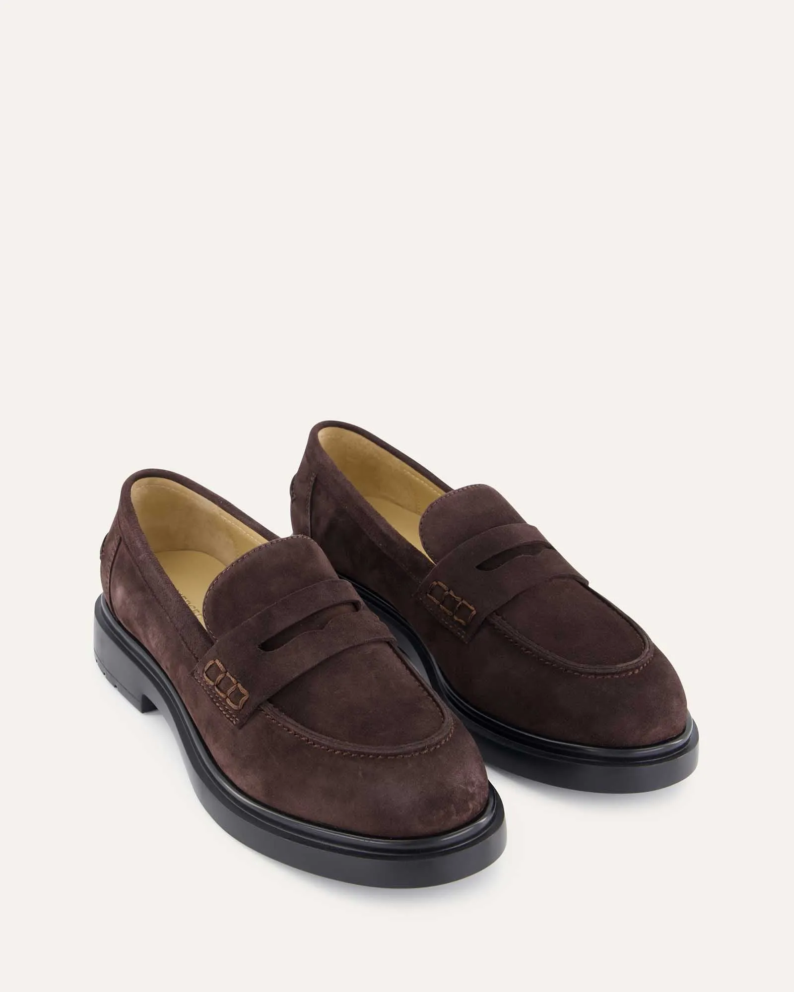 JARVIS Loafer Bitterschokolade Wildleder