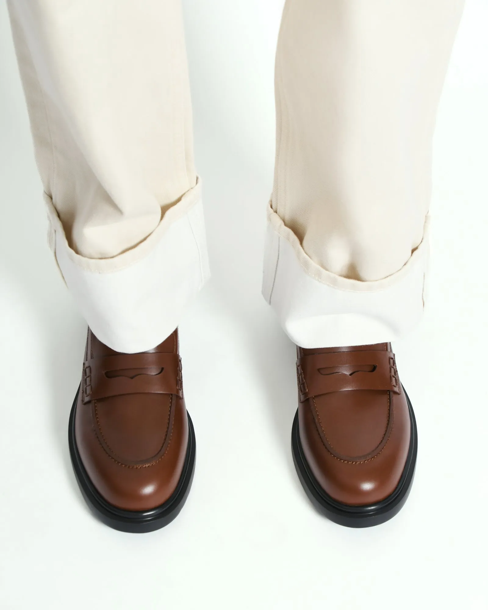 JARVIS Loafer Kastanienbraun Leder