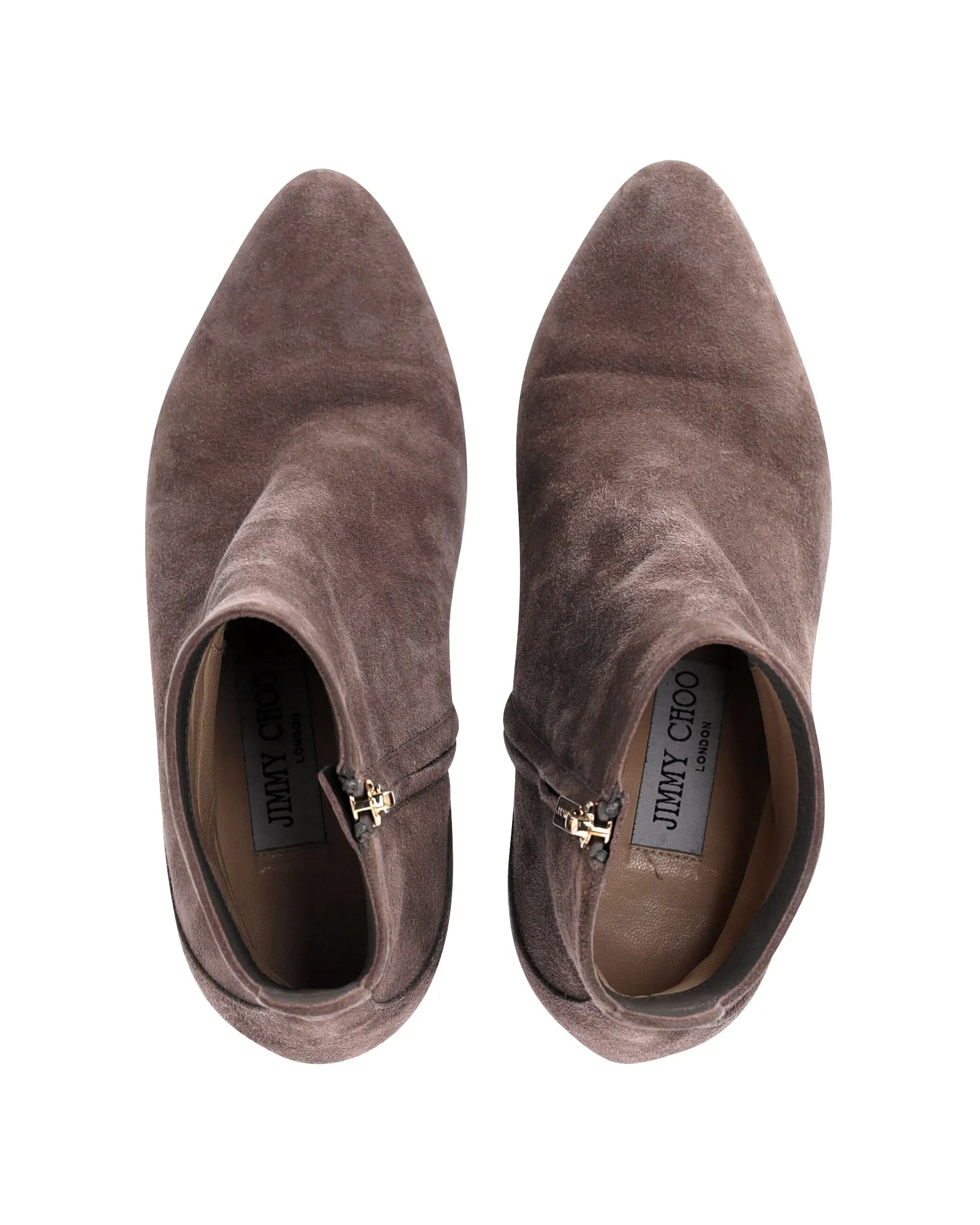 Jimmy Choo Herbst 65 Stiefeletten in Grauem Wildleder