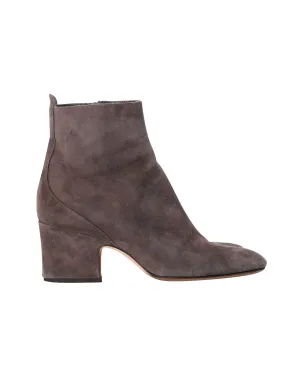 Jimmy Choo Herbst 65 Stiefeletten in Grauem Wildleder