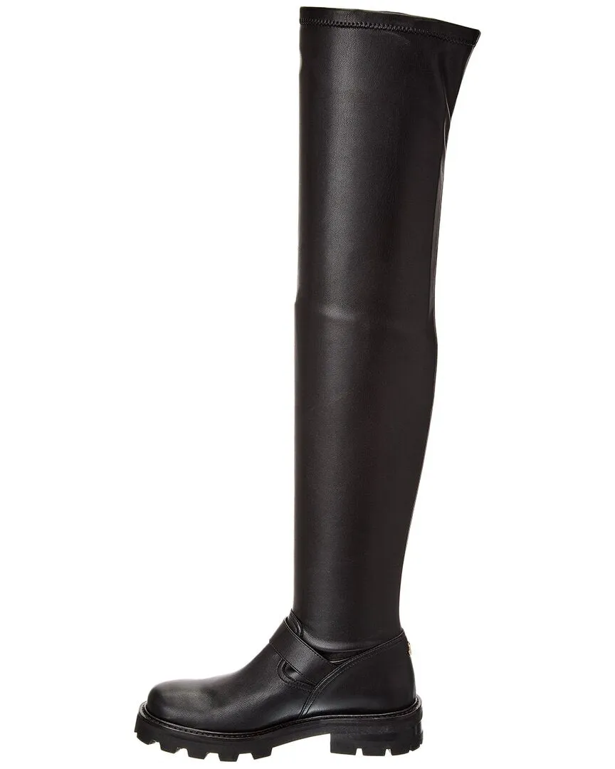 Jimmy Choo Biker II Stiefel Über-dem-Knie Schuhe_Jimmy-Choo
