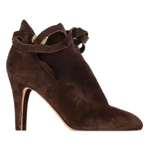 Jimmy Choo Marina Knöchelstiefel in Braunem Wildleder