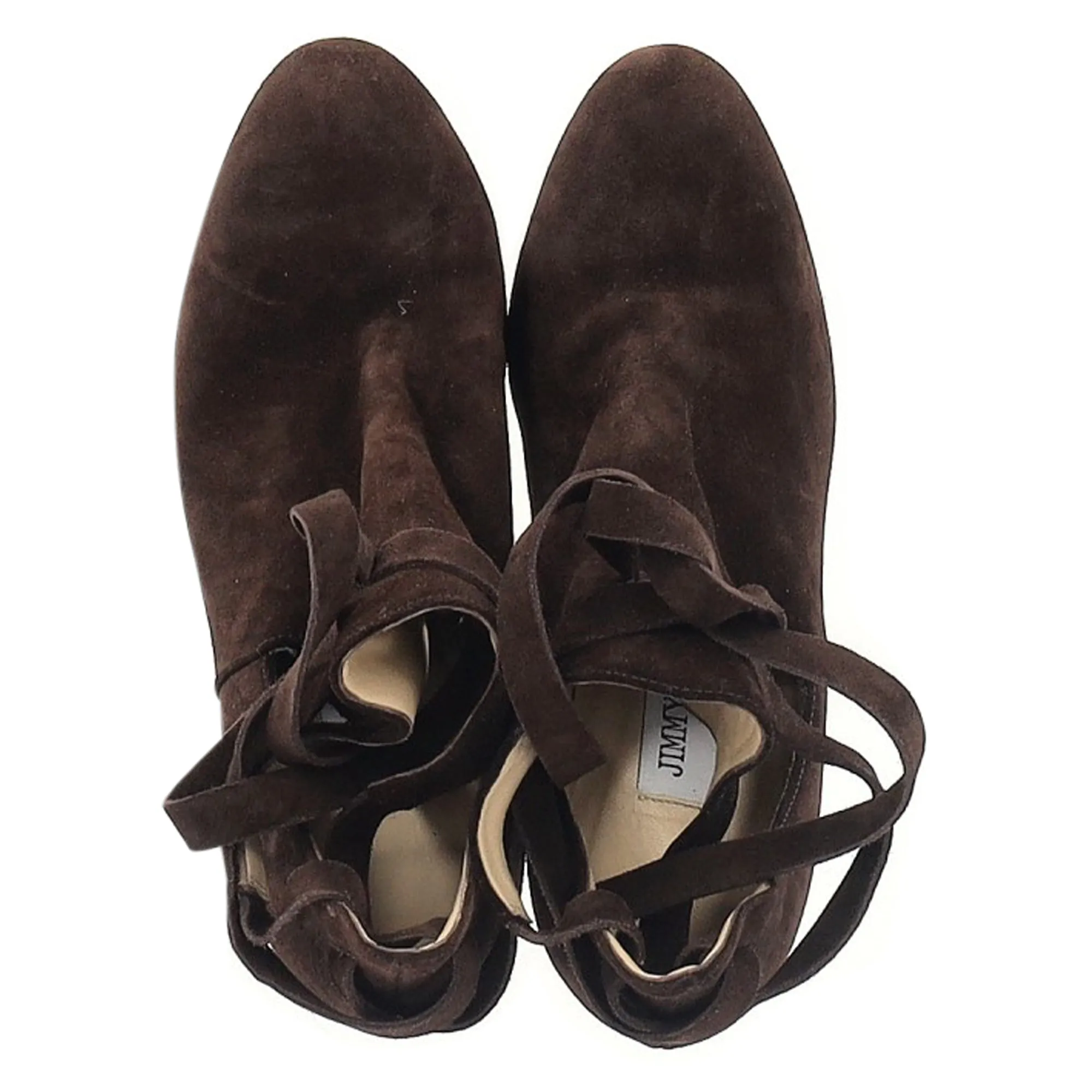 Jimmy Choo Marina Knöchelstiefel in Braunem Wildleder