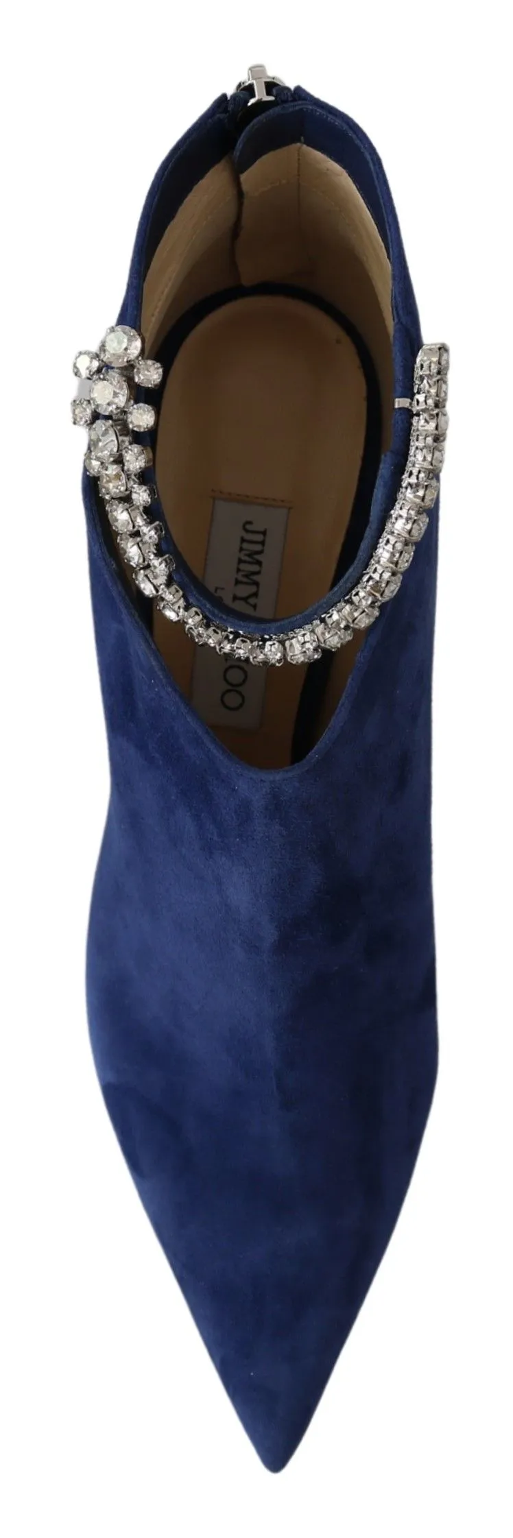 Jimmy Choo Pop Crystal-Strap Absatz Damen Stiefel Schuhe_Jimmy-Choo