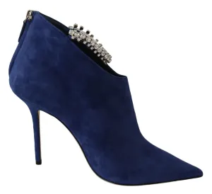 Jimmy Choo Pop Crystal-Strap Absatz Damen Stiefel Schuhe_Jimmy-Choo