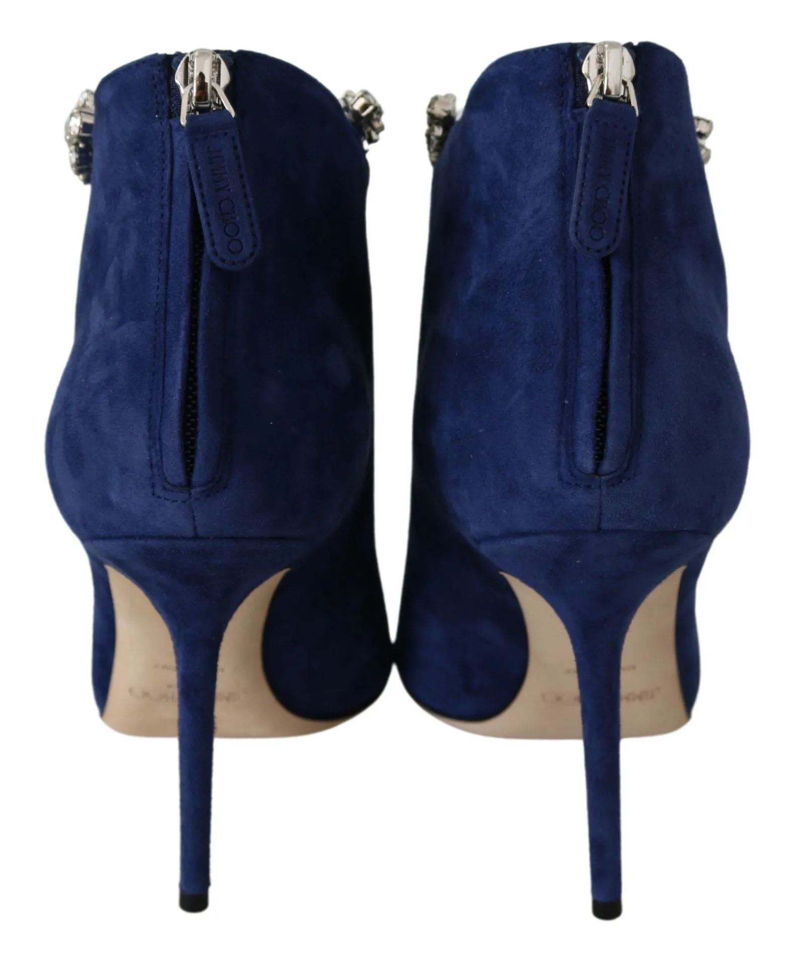 Jimmy Choo Pop Crystal-Strap Absatz Damen Stiefel Schuhe_Jimmy-Choo