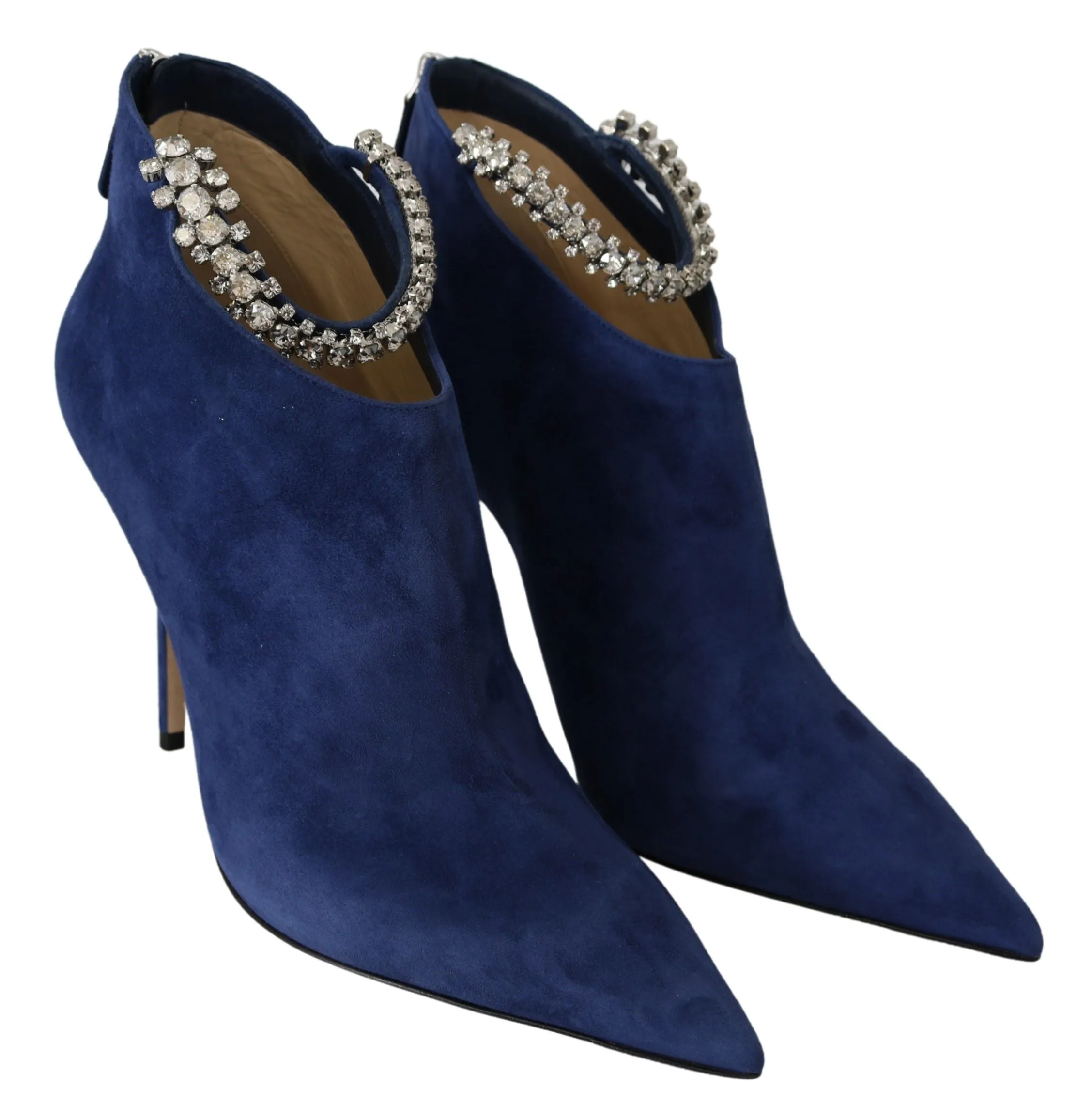 Jimmy Choo Pop Crystal-Strap Absatz Damen Stiefel Schuhe_Jimmy-Choo