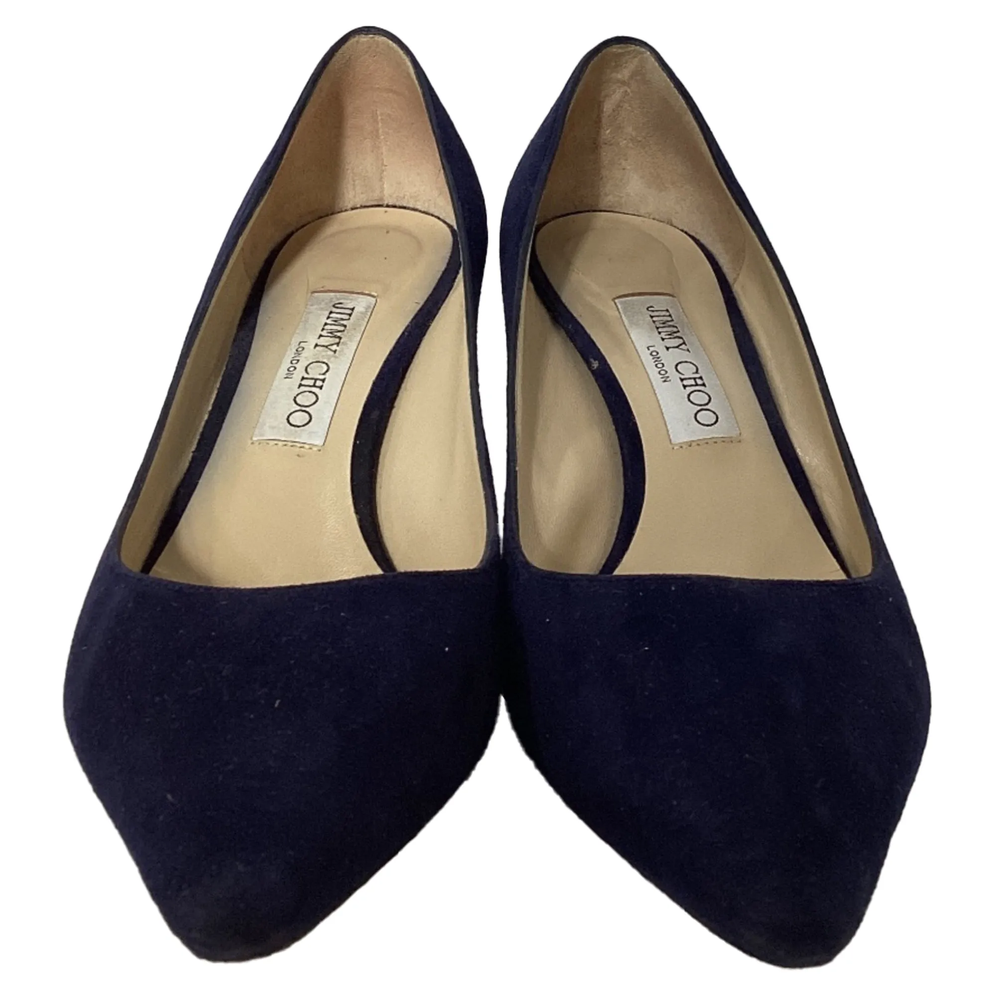 Jimmy Choo Romy 60 Pumps in Marineblauem Wildleder_Jimmy-Choo