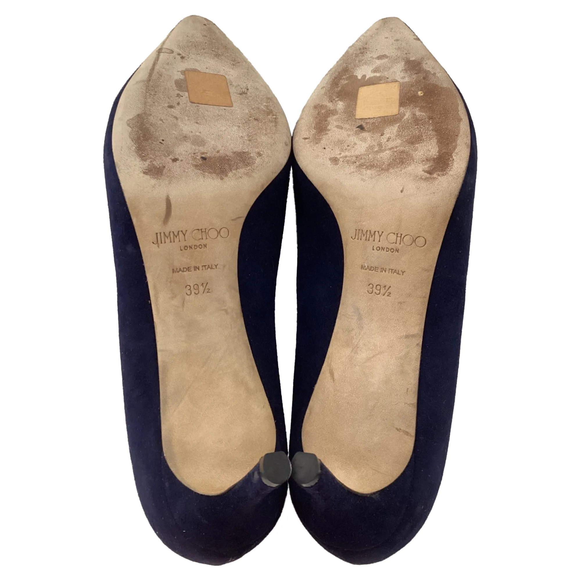 Jimmy Choo Romy 60 Pumps in Marineblauem Wildleder_Jimmy-Choo