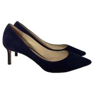 Jimmy Choo Romy 60 Pumps in Marineblauem Wildleder_Jimmy-Choo