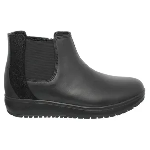 Joya London II Chelsea-Stiefel für Damen aus Veloursleder in Vollrindleder