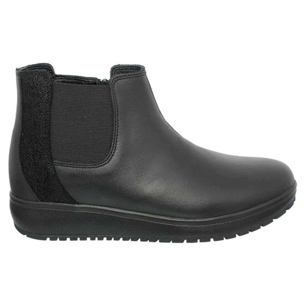Joya London II Chelsea-Stiefel für Damen aus Veloursleder in Vollrindleder