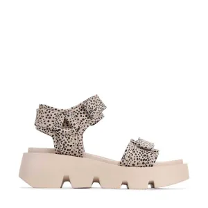 KAIDA SUEDE PLATFORM SANDALEN