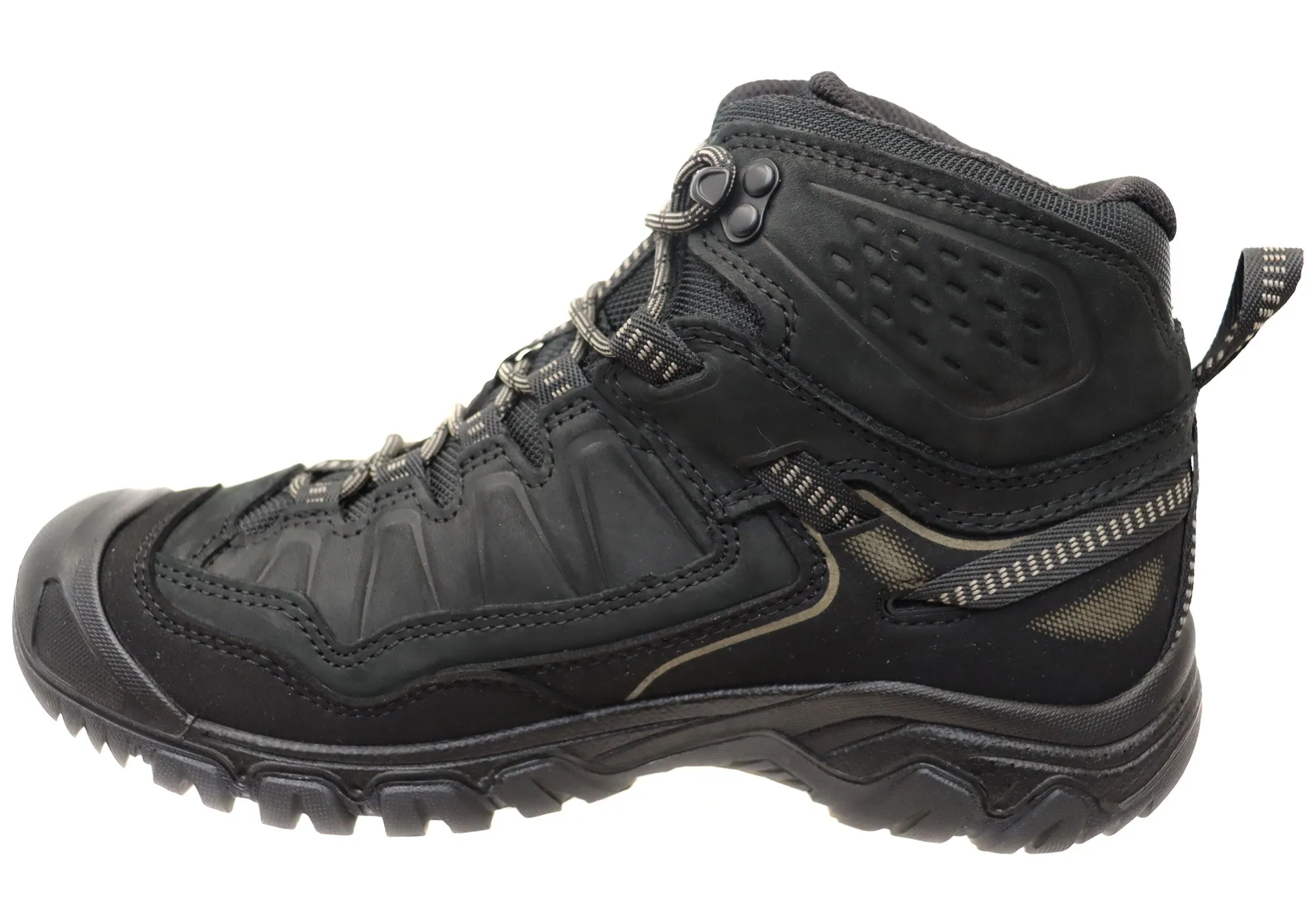 Keen Herren Targhee IV Mid Wasserdichte Wanderstiefel Triple Black Keen Schuhe