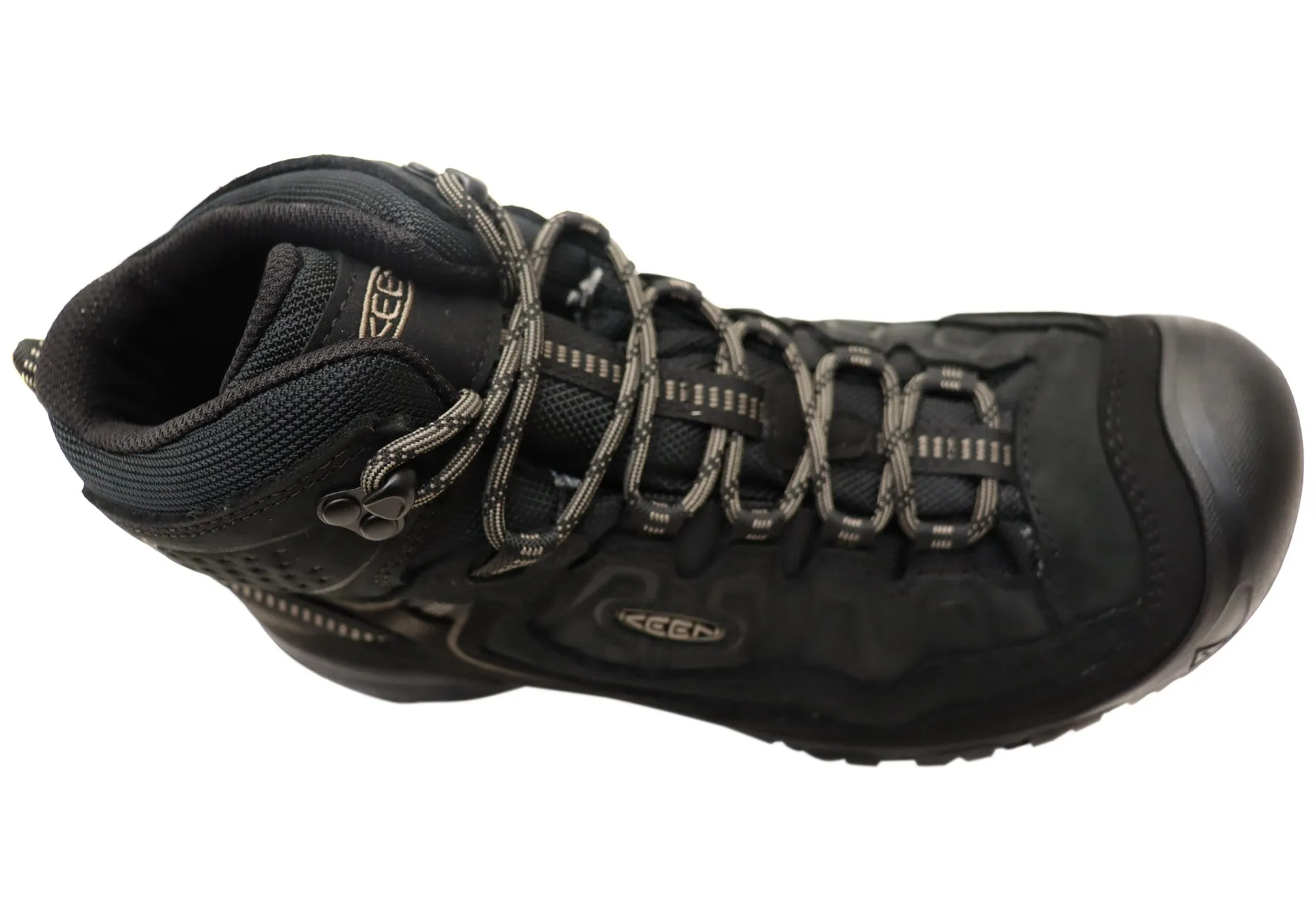 Keen Herren Targhee IV Mid Wasserdichte Wanderstiefel Triple Black Keen Schuhe