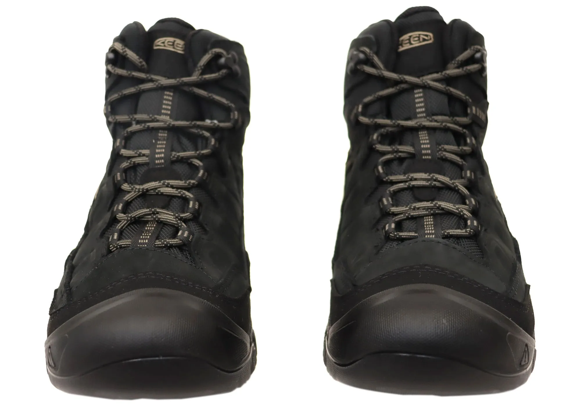 Keen Herren Targhee IV Mid Wasserdichte Wanderstiefel Triple Black Keen Schuhe