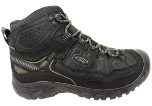 Keen Herren Targhee IV Mid Wasserdichte Wanderstiefel Triple Black Keen Schuhe