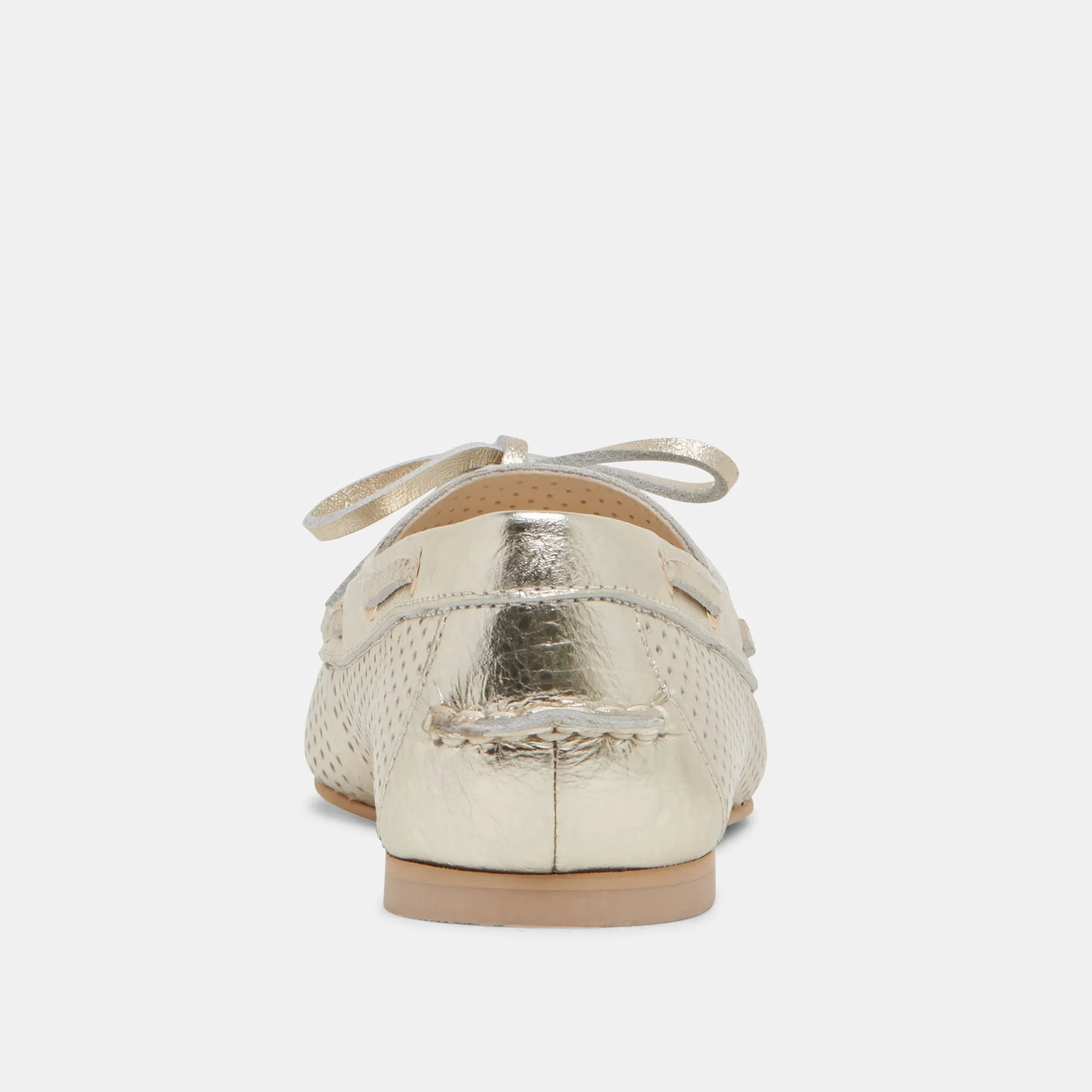 LAKIN LOAFERS PLATINUM PERFORIERTES LEDER