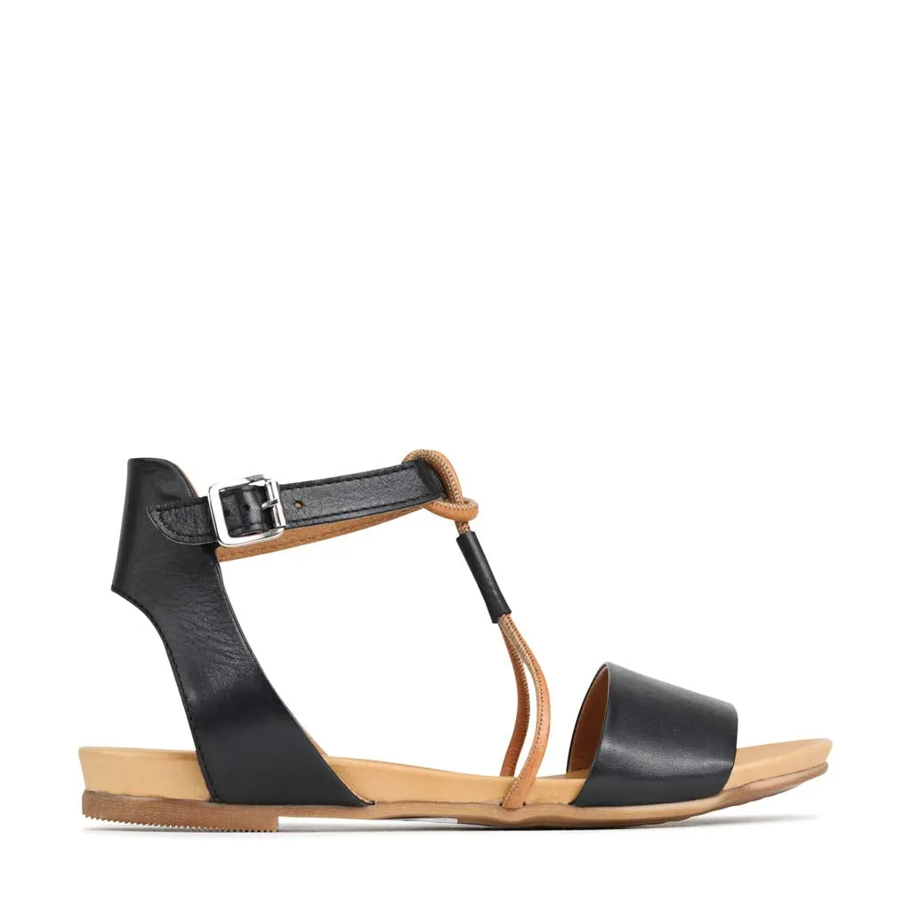 LANIE LEDER SANDALEN MIT KNÖCHELBAND