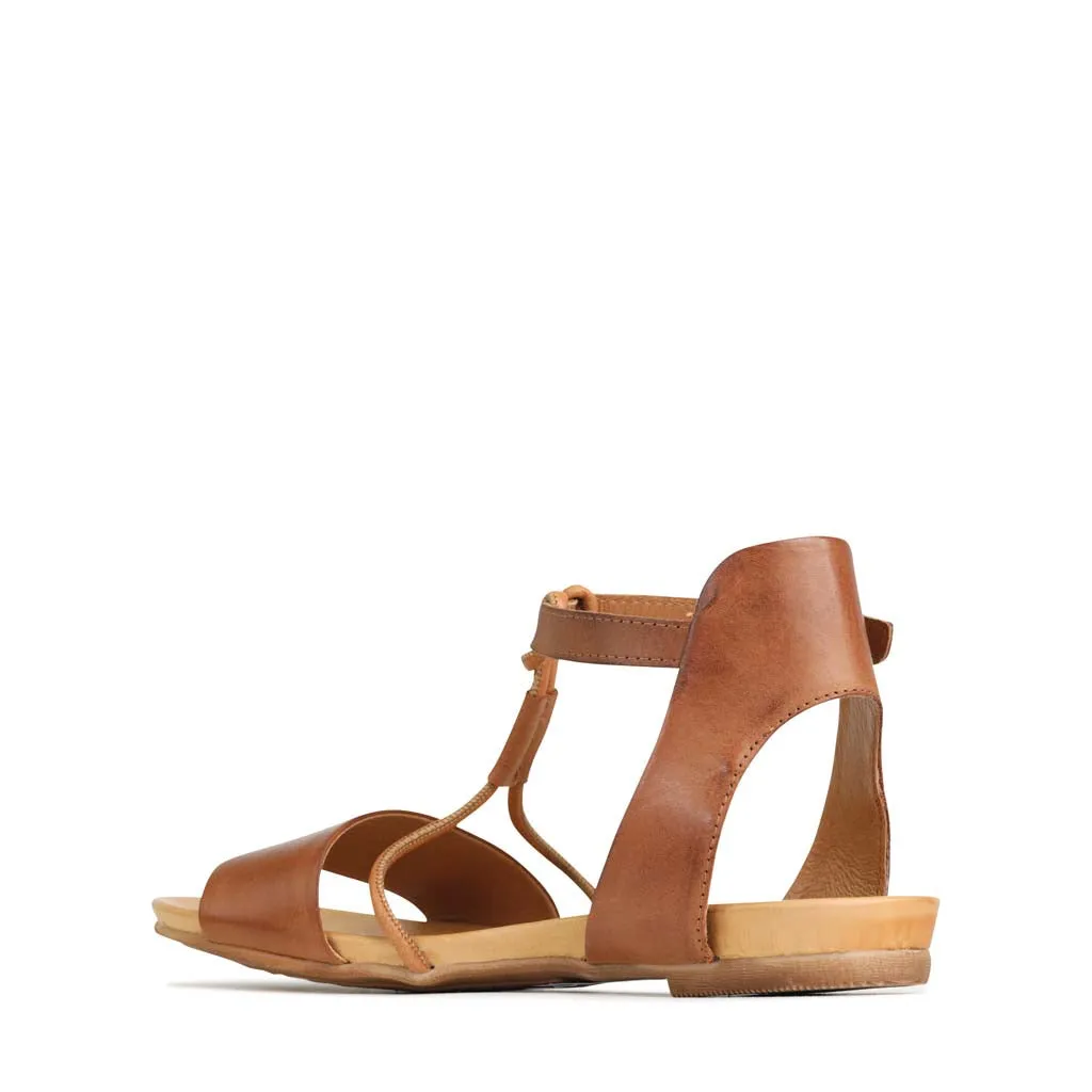 LANIE LEDER SANDALEN MIT KNÖCHELBAND