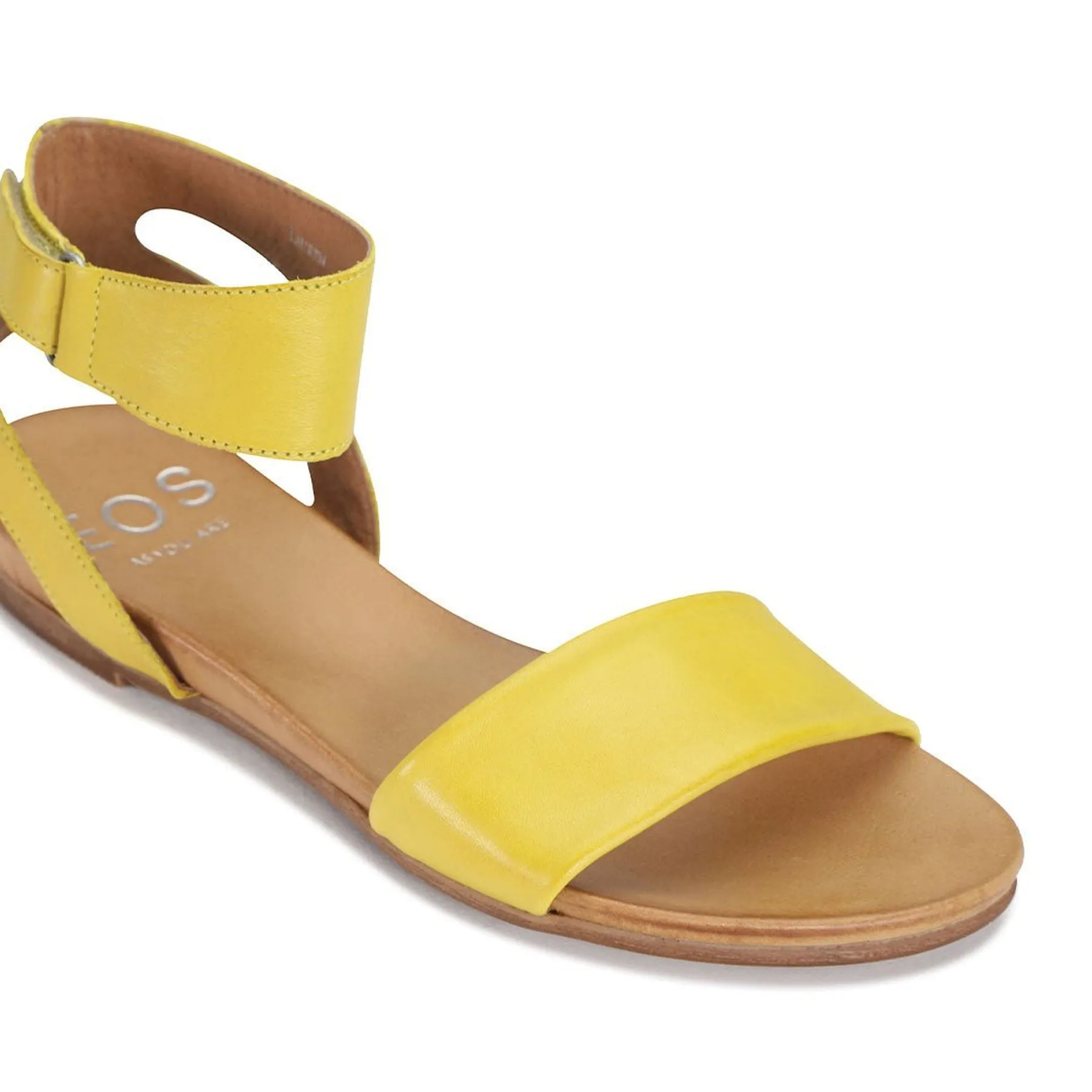 LAUREN LEDER SANDALEN MIT KNÖCHELRIEMEN