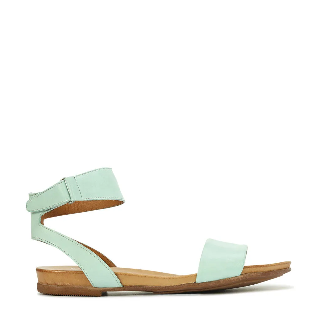 LAUREN LEDER SANDALEN MIT KNÖCHELRIEMEN