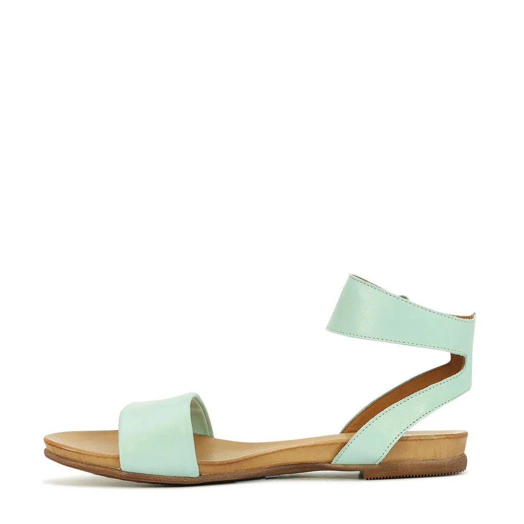 LAUREN LEDER SANDALEN MIT KNÖCHELRIEMEN