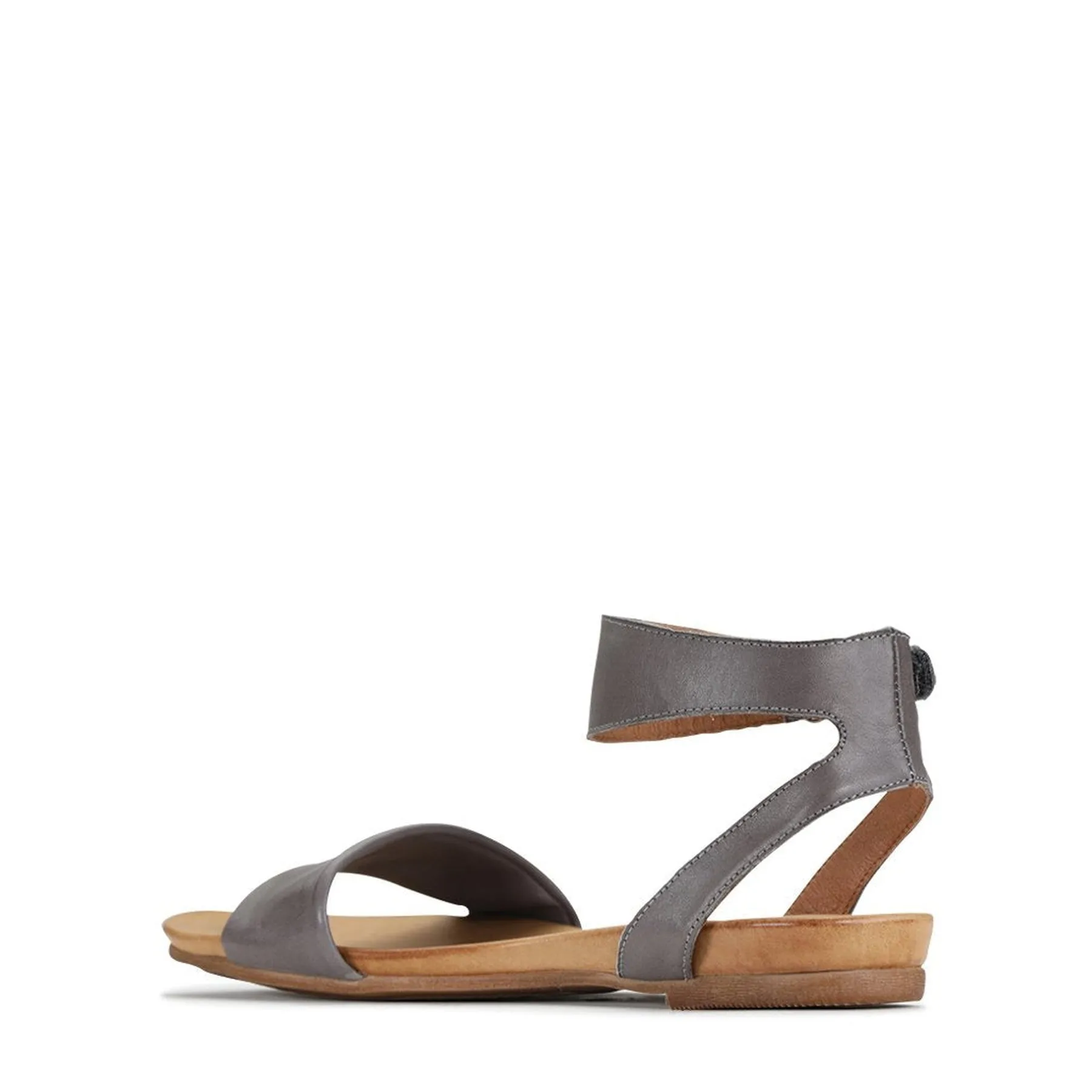 LAUREN LEDER SANDALEN MIT KNÖCHELRIEMEN