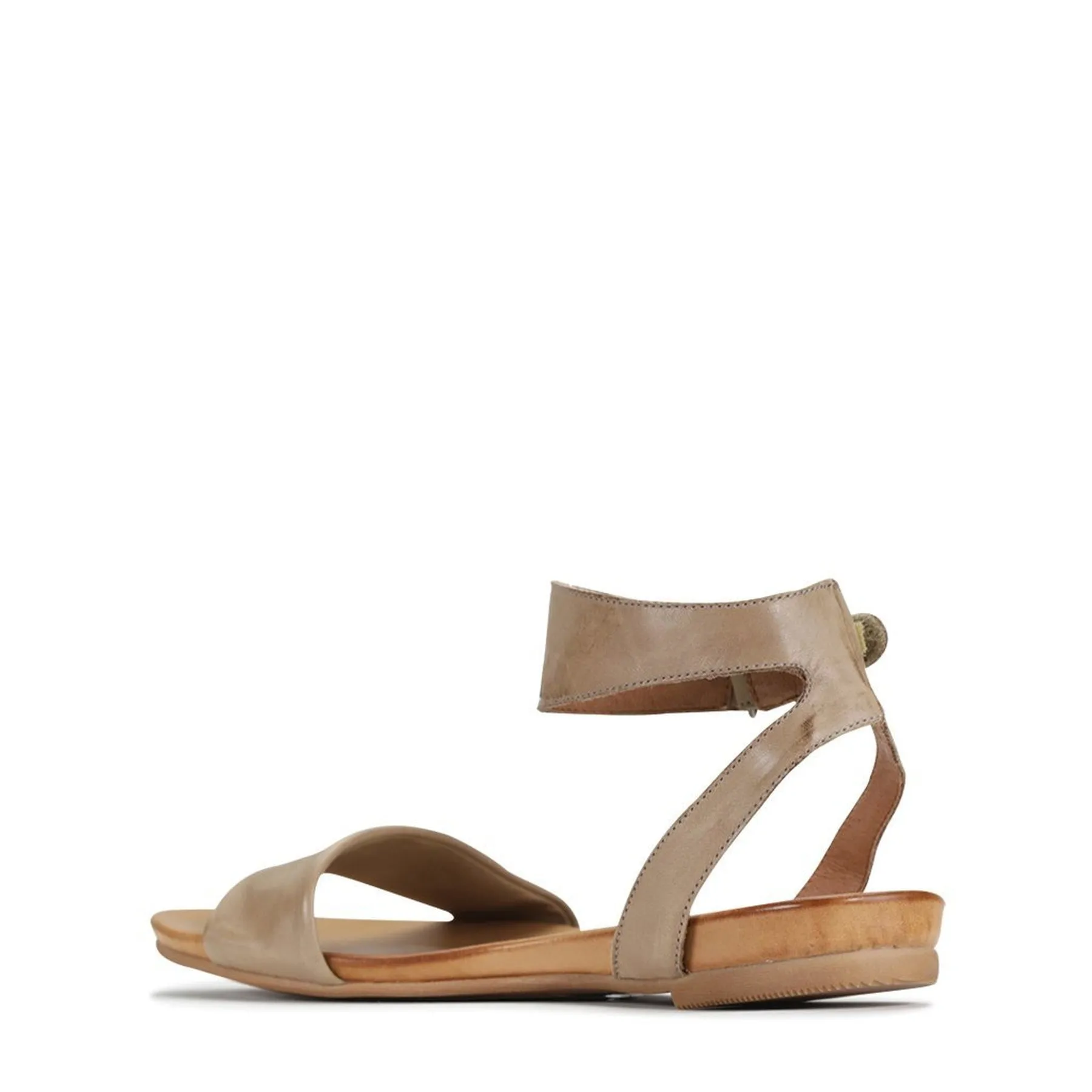 LAUREN LEDER SANDALEN MIT KNÖCHELRIEMEN
