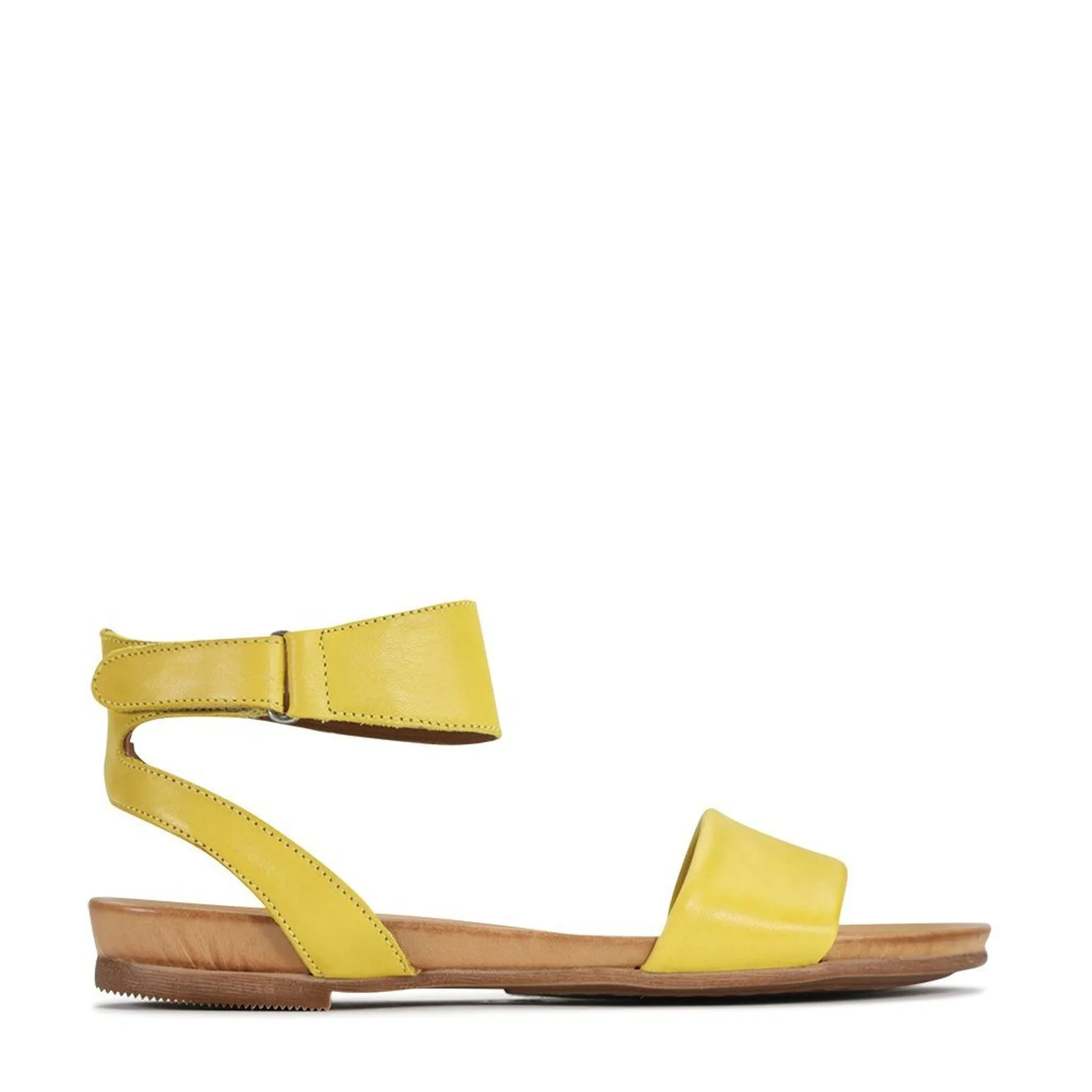 LAUREN LEDER SANDALEN MIT KNÖCHELRIEMEN