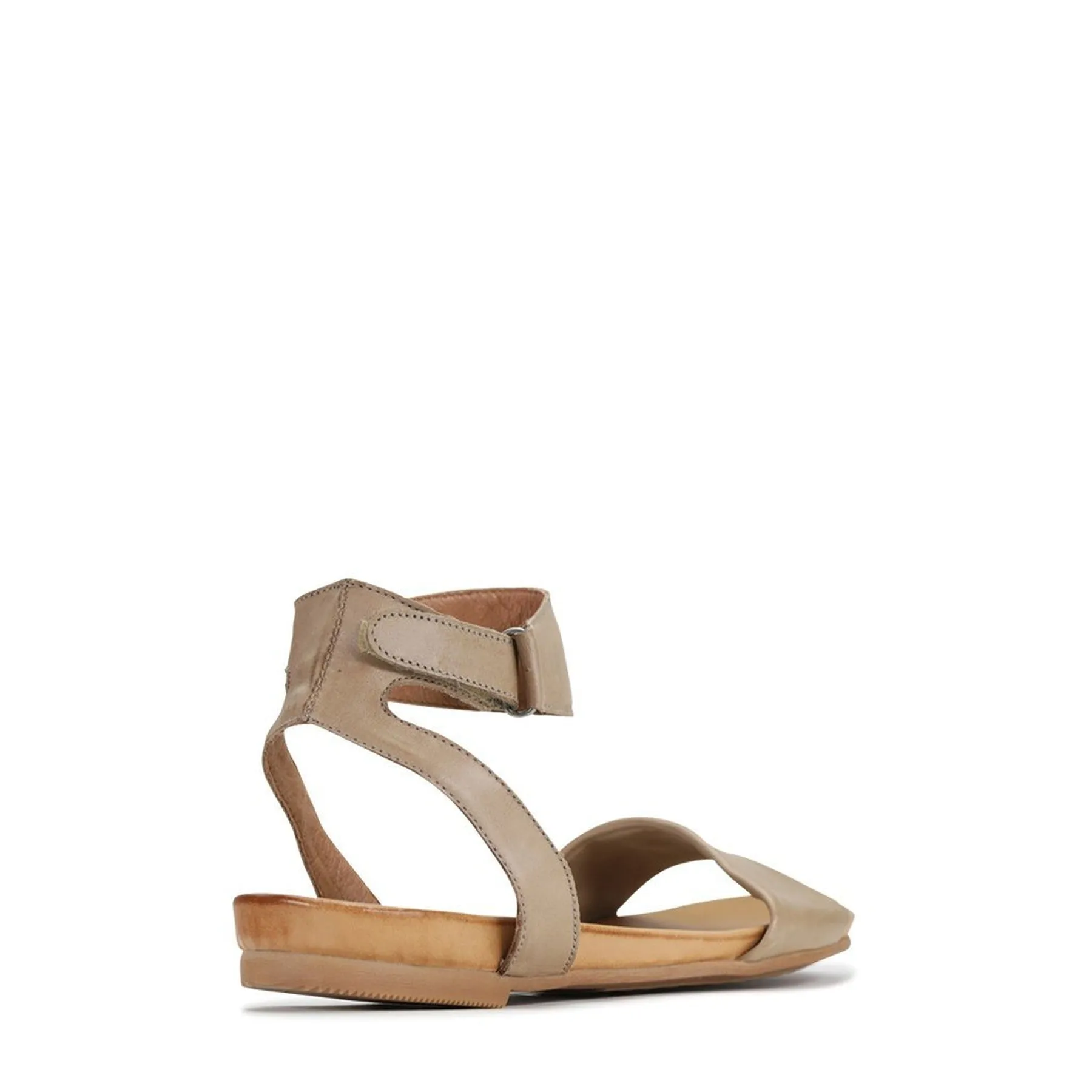 LAUREN LEDER SANDALEN MIT KNÖCHELRIEMEN