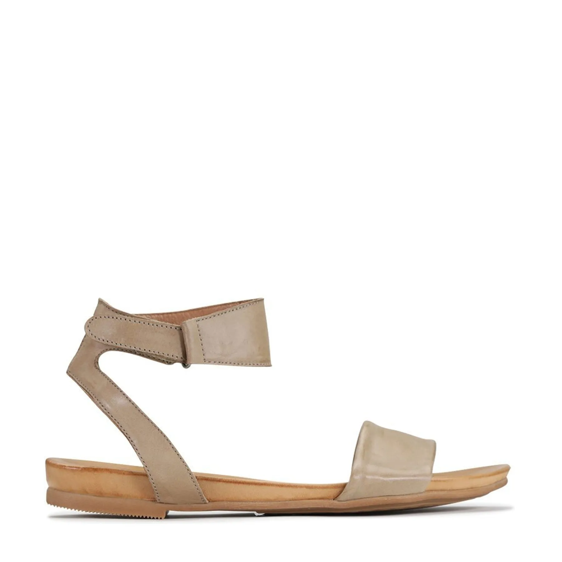 LAUREN LEDER SANDALEN MIT KNÖCHELRIEMEN