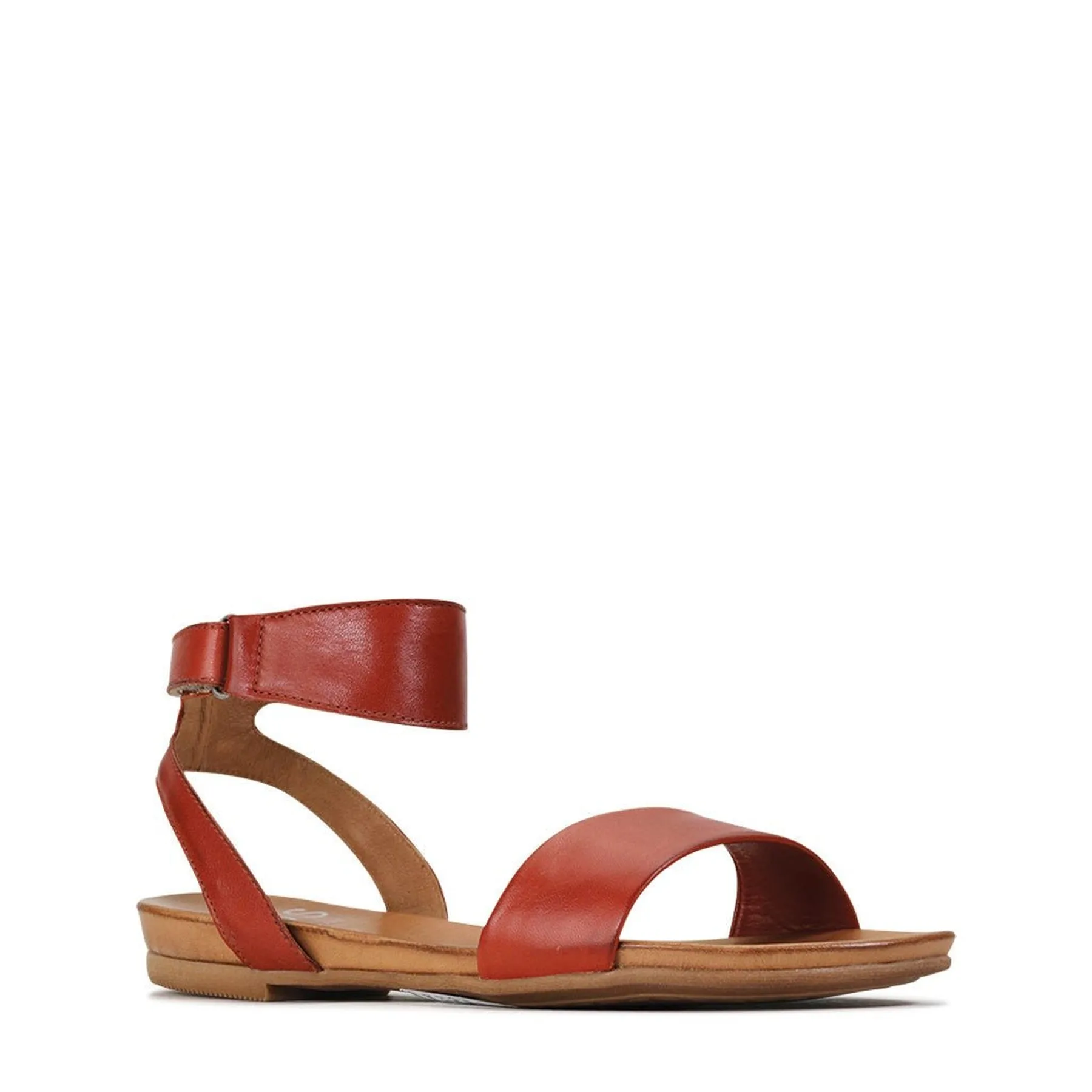 LAUREN LEDER SANDALEN MIT KNÖCHELRIEMEN