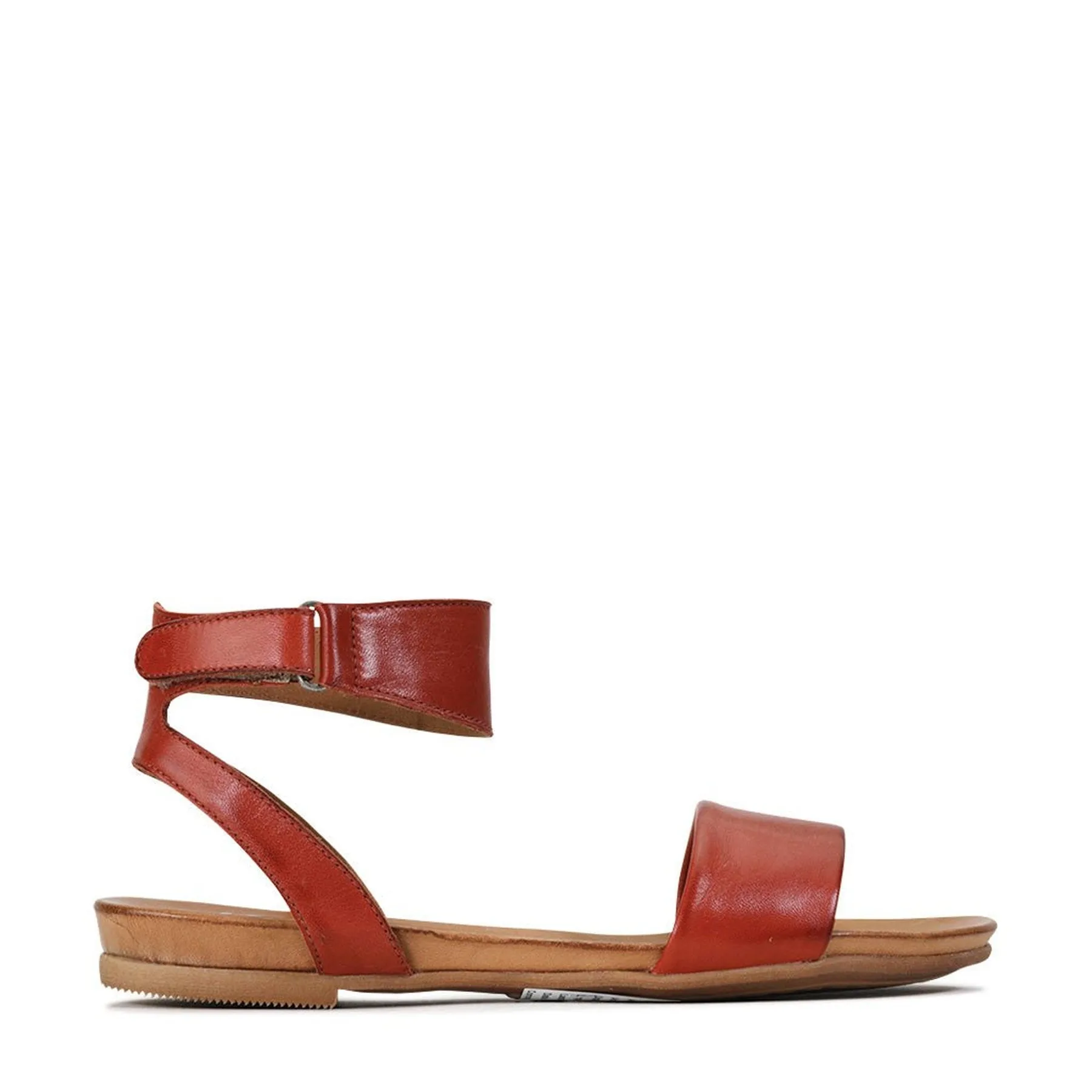 LAUREN LEDER SANDALEN MIT KNÖCHELRIEMEN