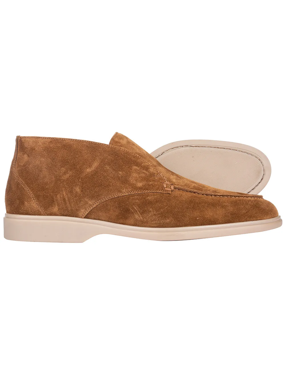 Malta Stiefelette Hellbraun