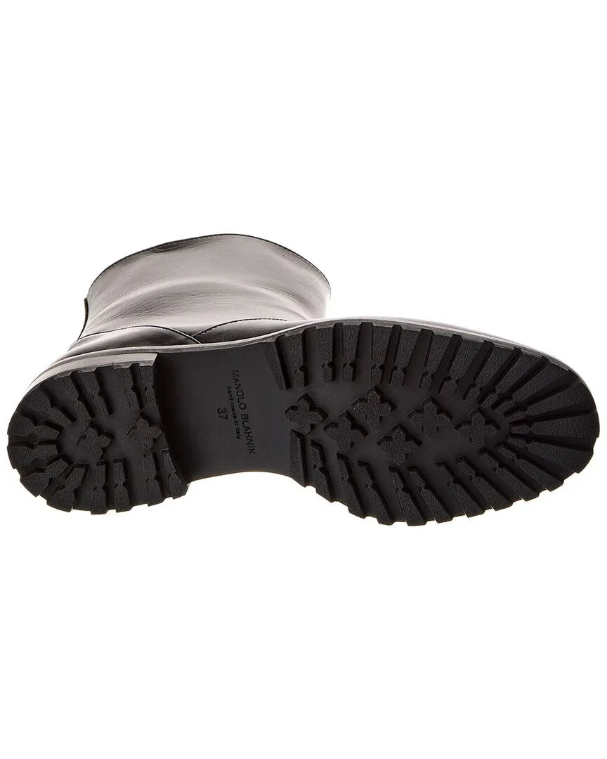 Manolo Blahnik Motosa 30 Leder-Stiefeletten_Manolo-Blahnik