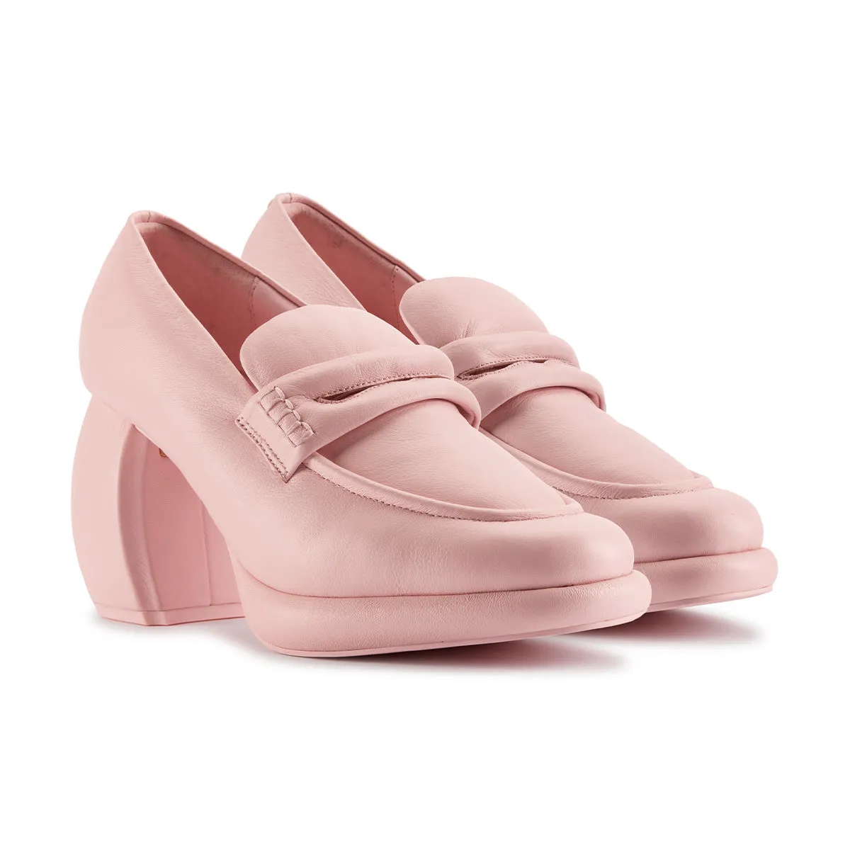  Martine Rose Damen CUR Loafer 1 'Hellrosa Leder'