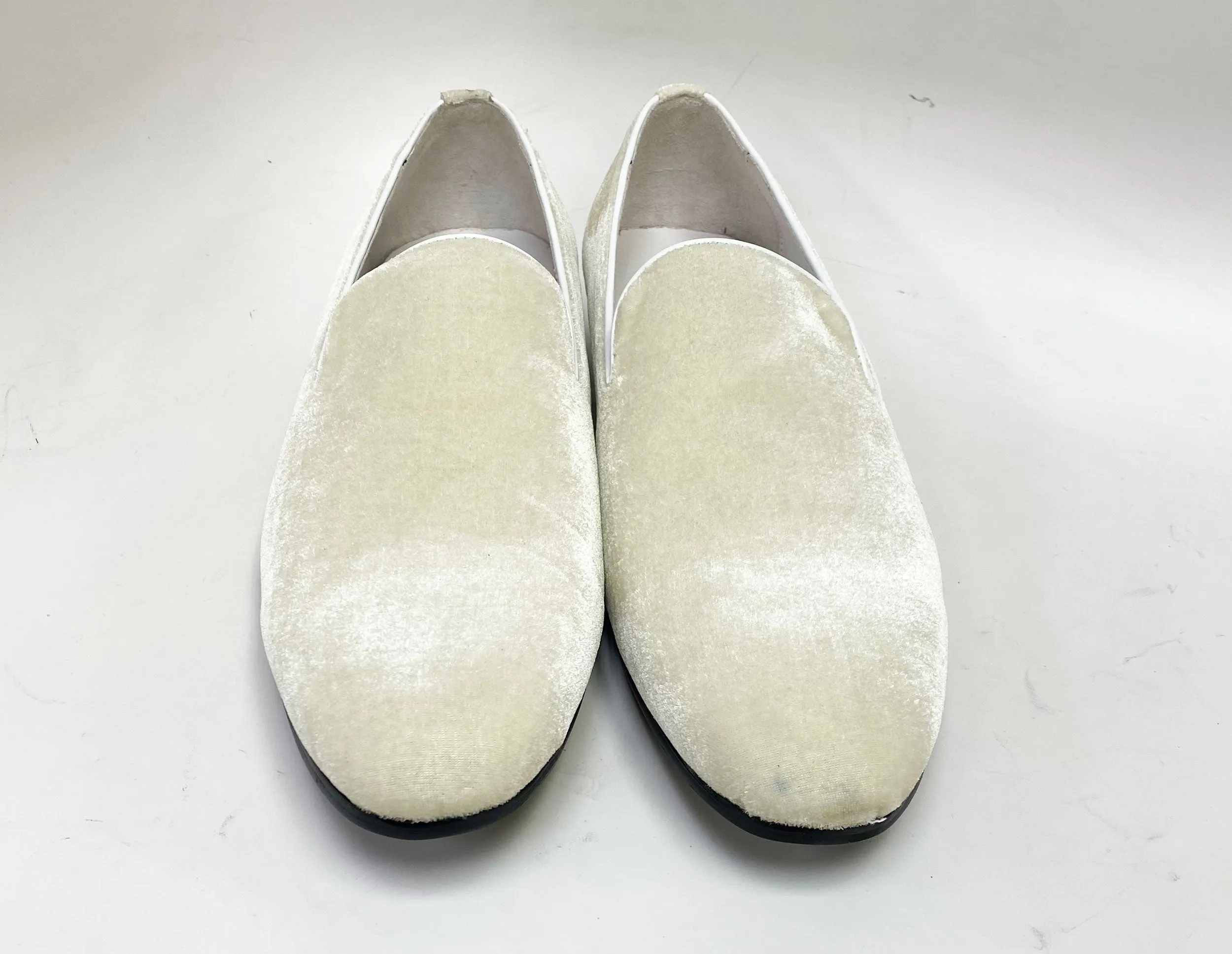Maurice Velvet Venezianischer Loafer Knochen