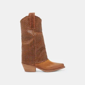 MAVRIK STIEFEL KASTANIENBRAUNES WILDLEDER