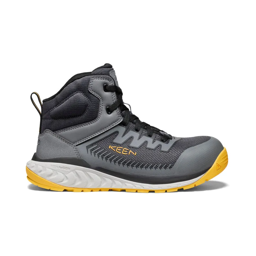 Herren Arvada Mid Arbeitssneaker (Carbon-Zehe) | Schwarz/Keen Gelb