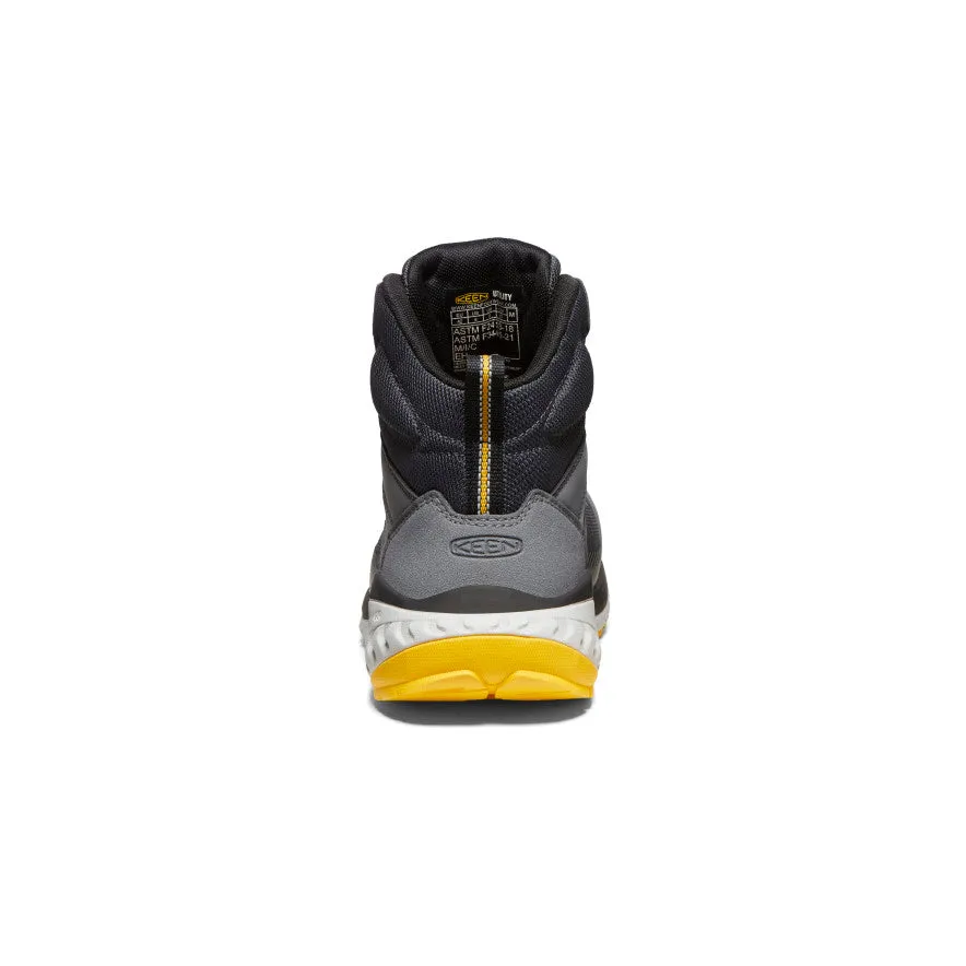 Herren Arvada Mid Arbeitssneaker (Carbon-Zehe) | Schwarz/Keen Gelb