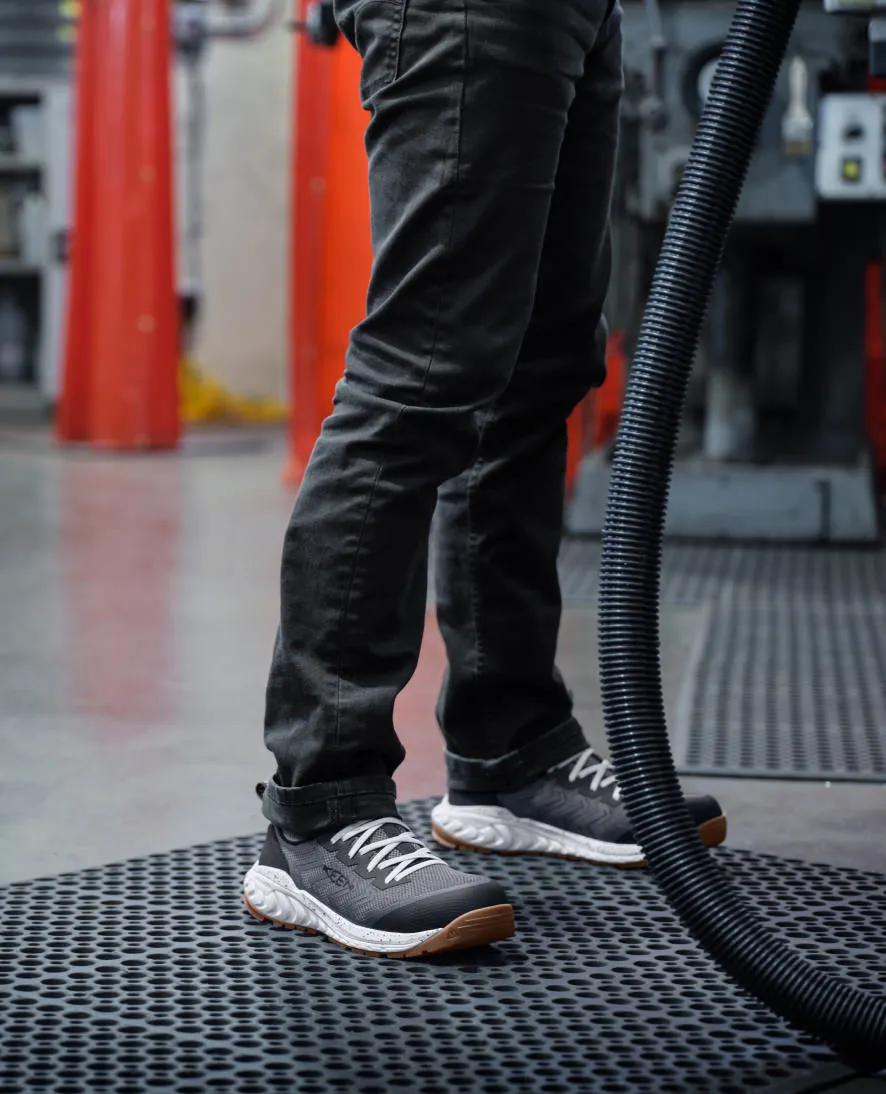 Herren Arvada Shift Arbeitssneaker (mit Carbon-Zehenkappe) | Stahlgrau/Gummi