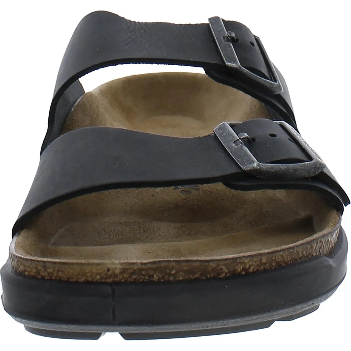 Herren Lederschlupfsandalen