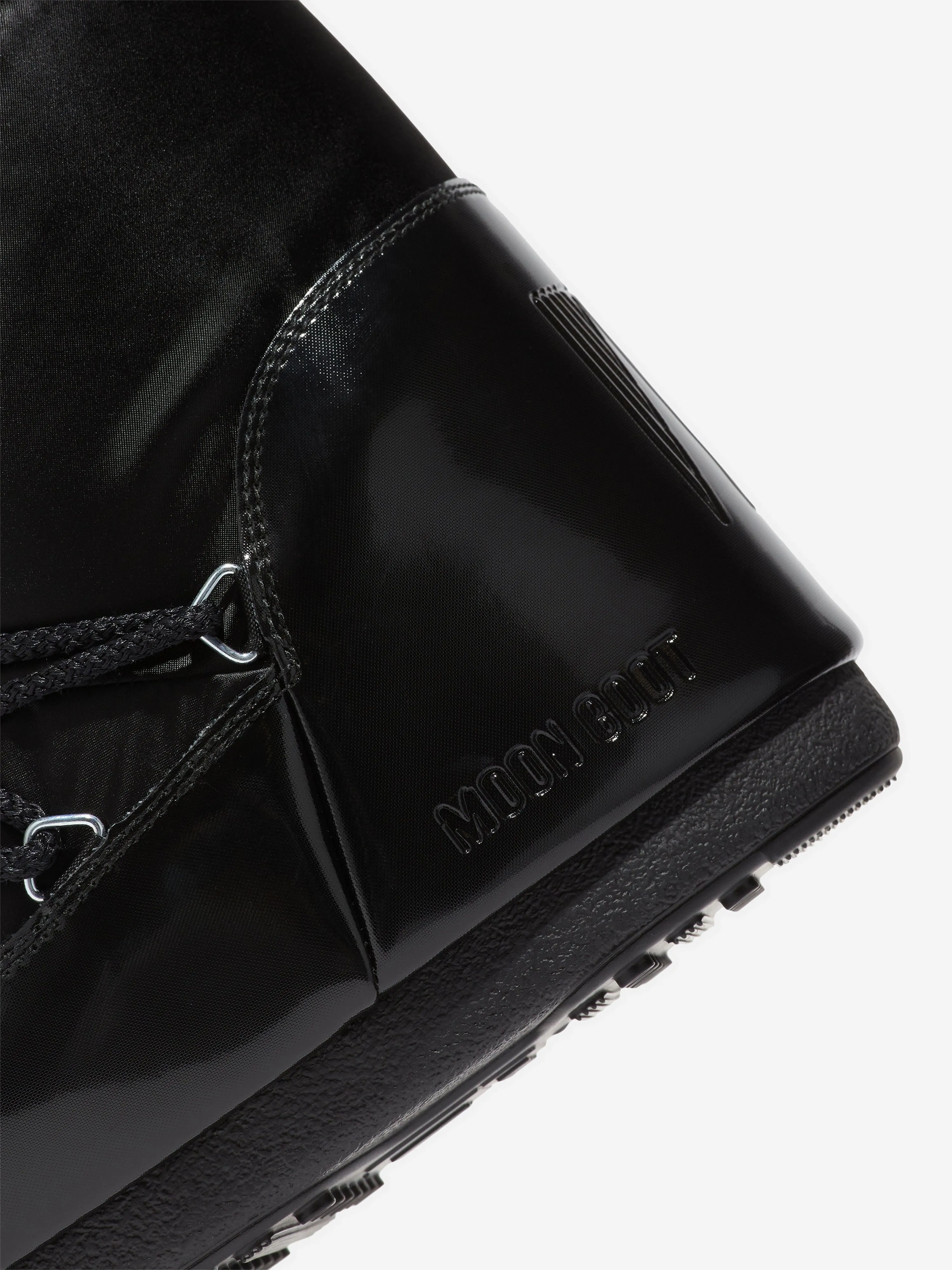 Moon Boot Kids Icon Glance Stiefel in Schwarz