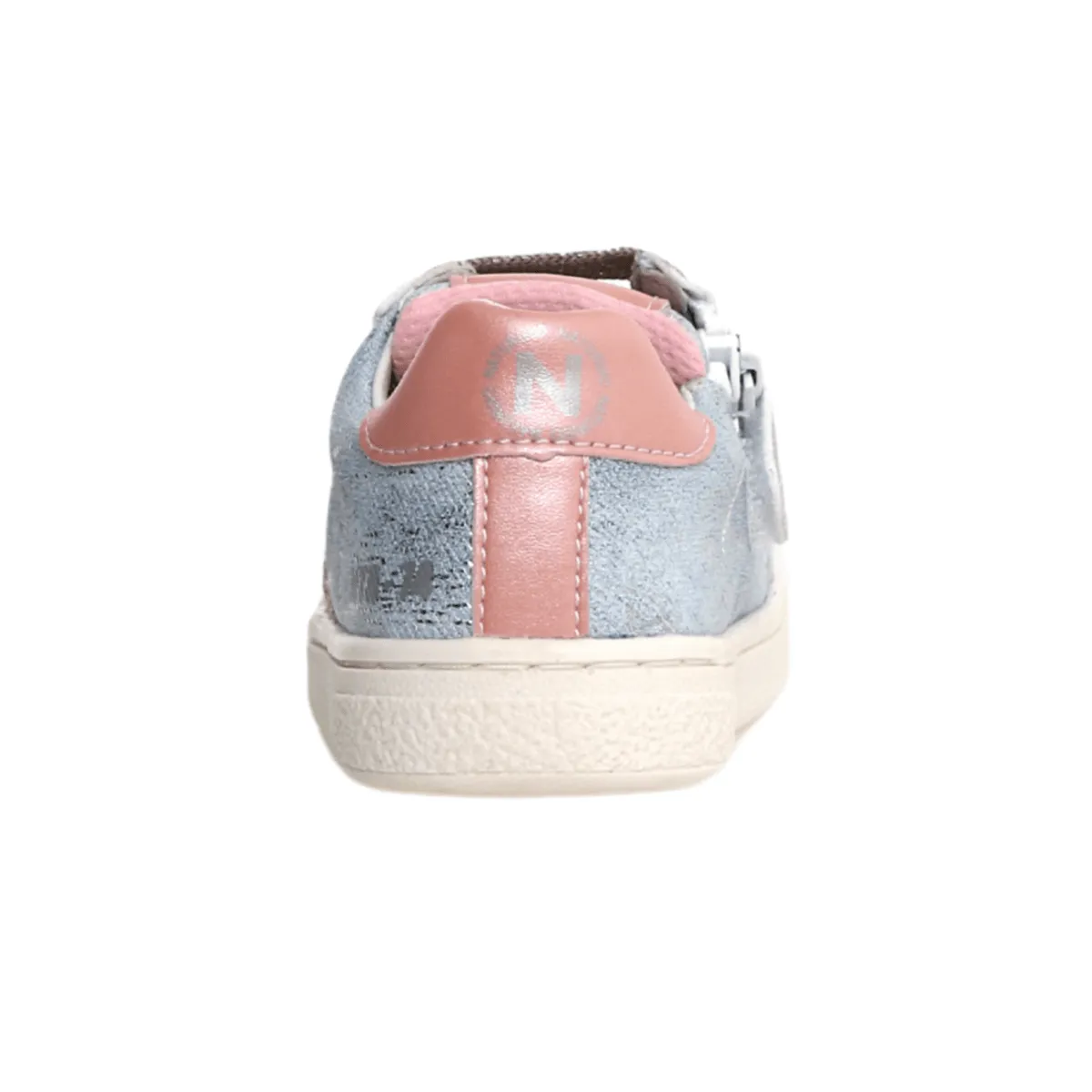 Naturino Mädchen (Größen 29-32) Pinn Zip Jeans/Rosa/Metallic Naturino Kinderschuhe