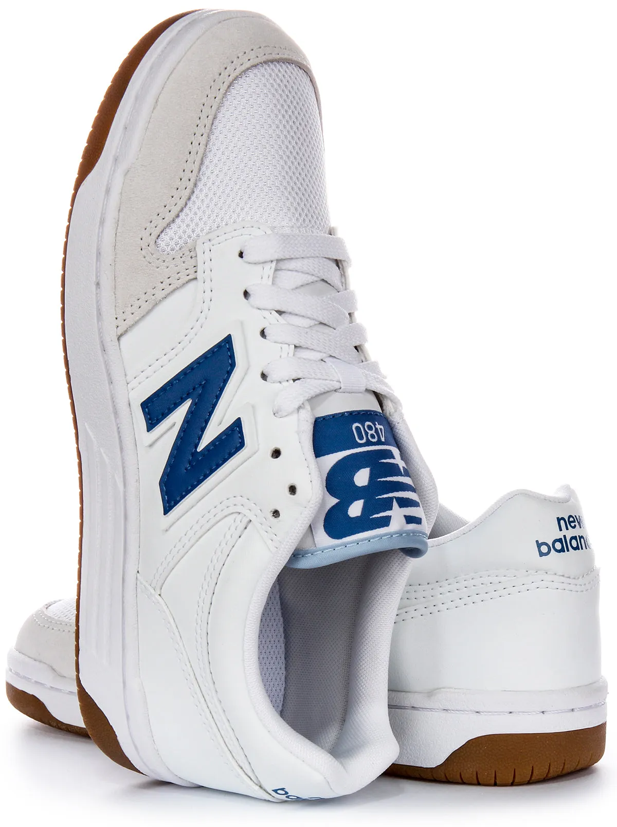 New Balance BB 480 LFB in Weiß Blau Schuhe New Balance